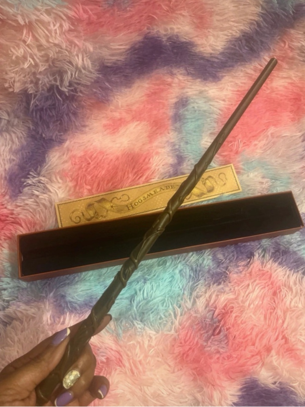 Hogsmeade Black Wizard Wand with Decorative Box